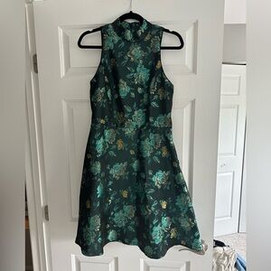 KUT from the Kloth mock neck sleeveless dress.